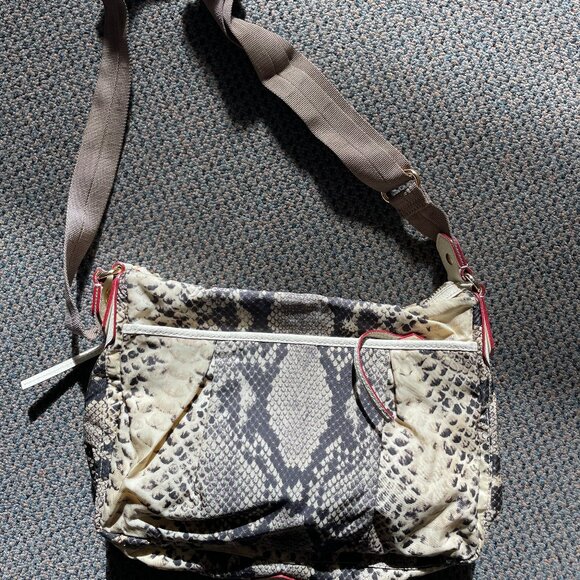 MZ Wallace Mia Snakeskin Print Crossbody Bag - Picture 6 of 10